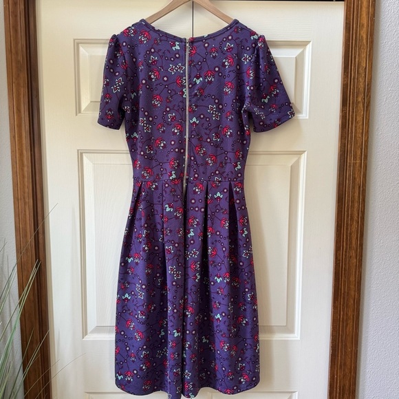 LuLaRoe Amelia Short Sleeve Dress with pockets women’s size large - Picture 4 of 13